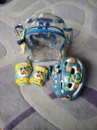 Protecciones y casco