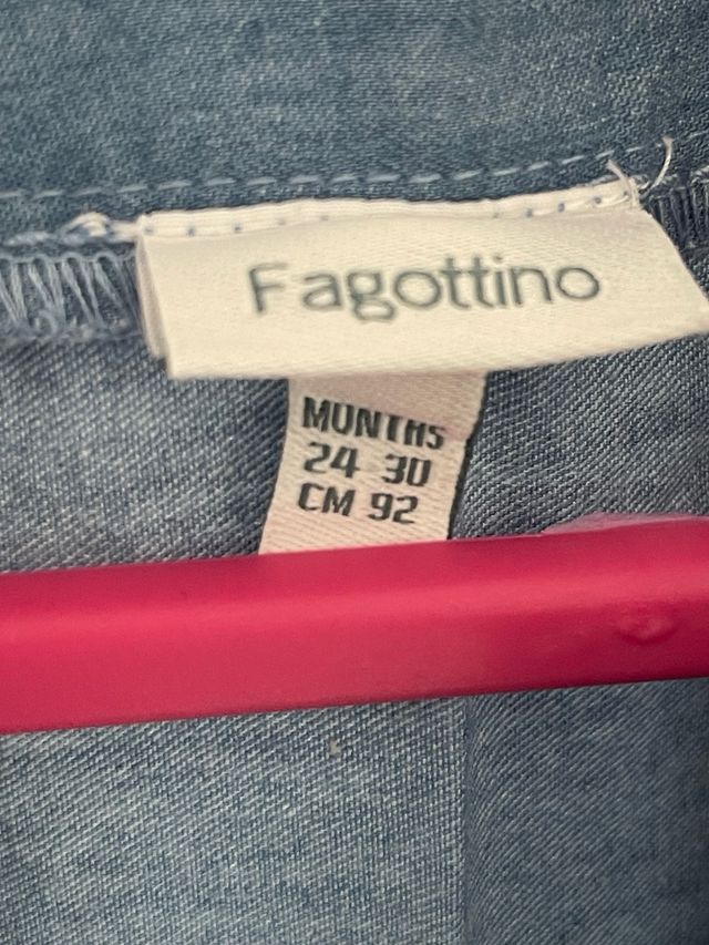 Vestito bimba in jeans Fagottino