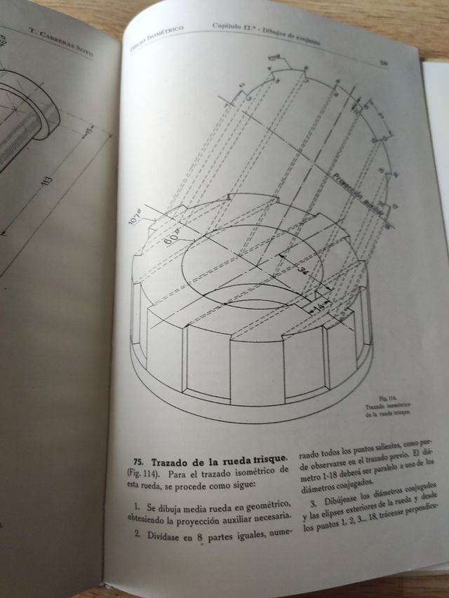 Dibujo axonométrico industrial