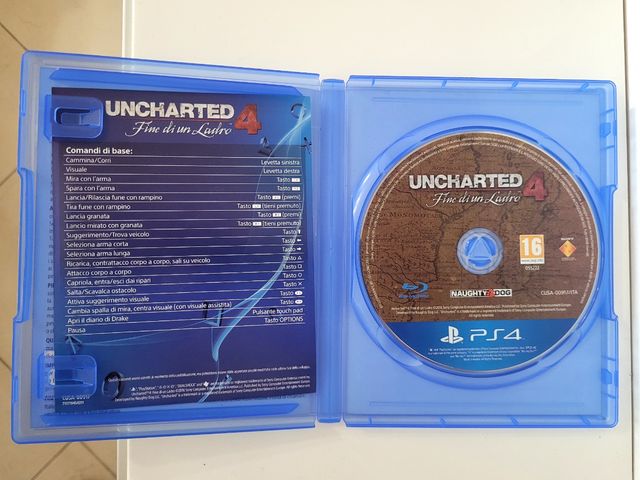 Uncharted 4: Fine di un Ladro – PS4 – Usato