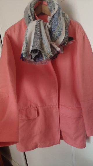 Chaquetón oversize Zara talla S