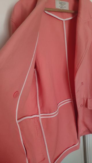 Chaquetón oversize Zara talla S