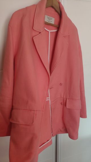 Chaquetón oversize Zara talla S