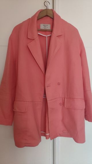 Chaquetón oversize Zara talla S