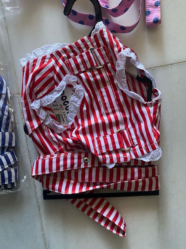 LOTE Conjuntos de tela perro NUEVO