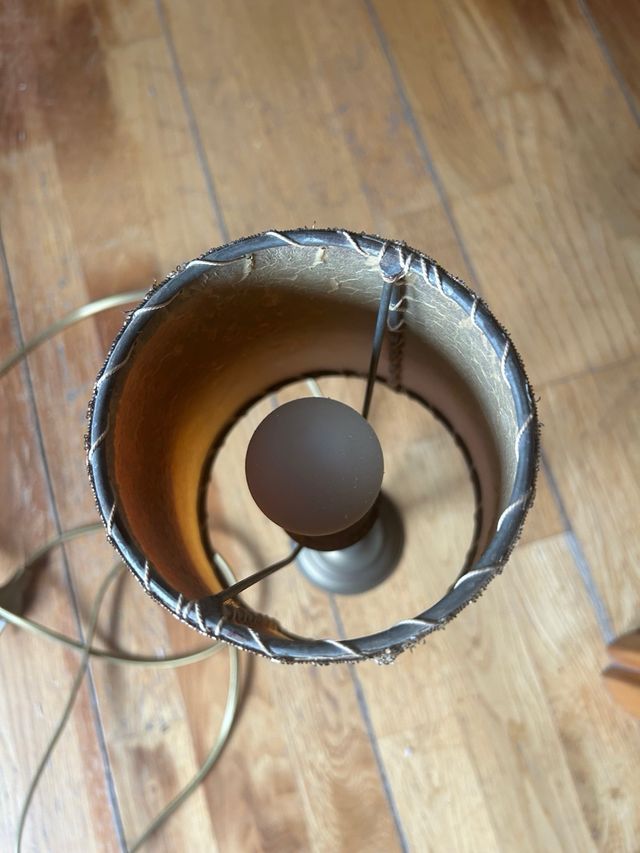 Lámpara antigua bronce