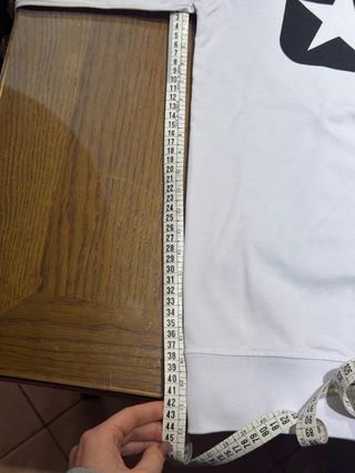 Felpa bianca Converse