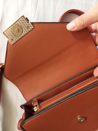 Borsetta color cuoio 