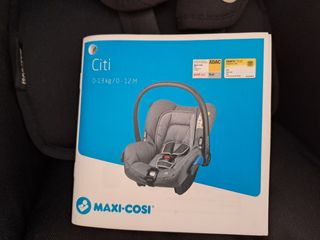 Silla coche auto máxi cosi impecable 