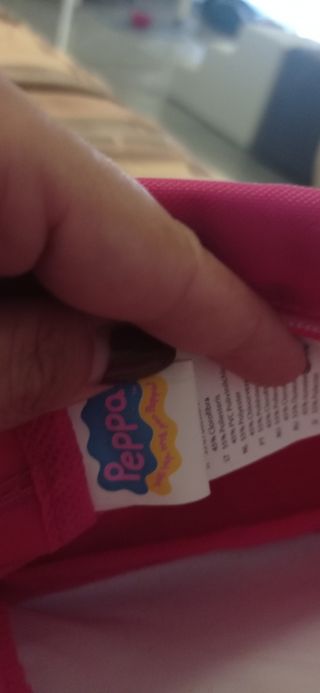 Borsellino scuola con CD Peppa pig