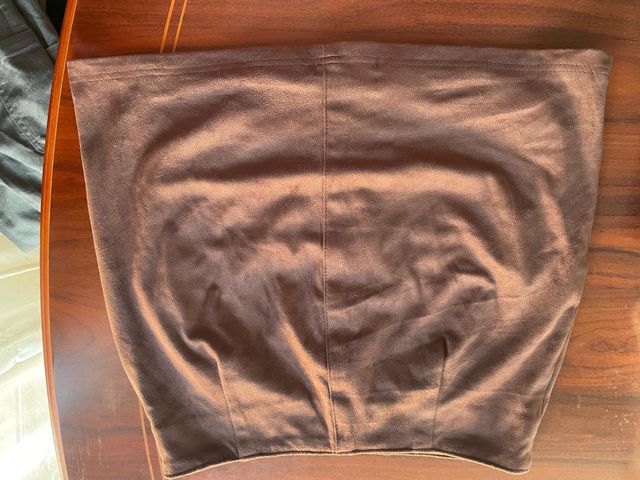 Falda simil ante Bershka