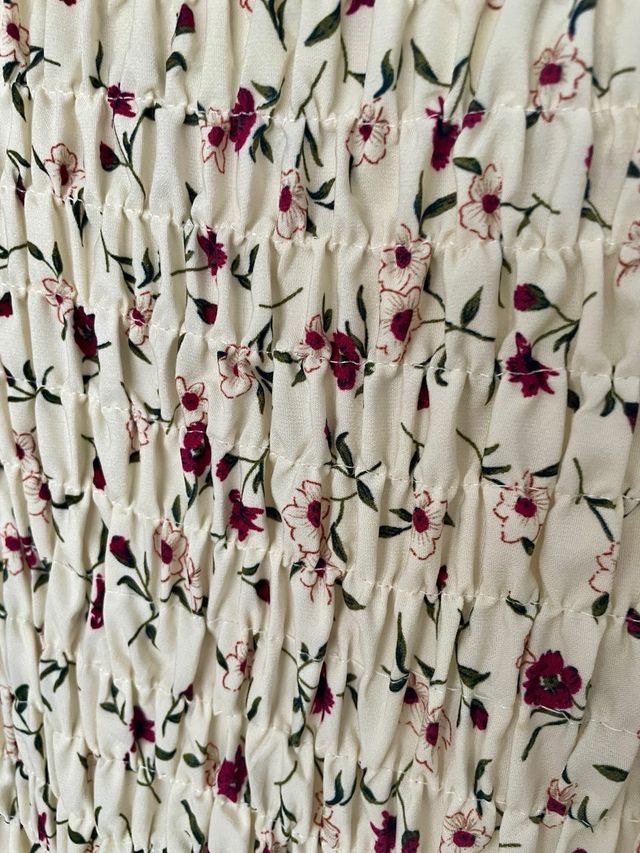 Vestido midi off shoulder