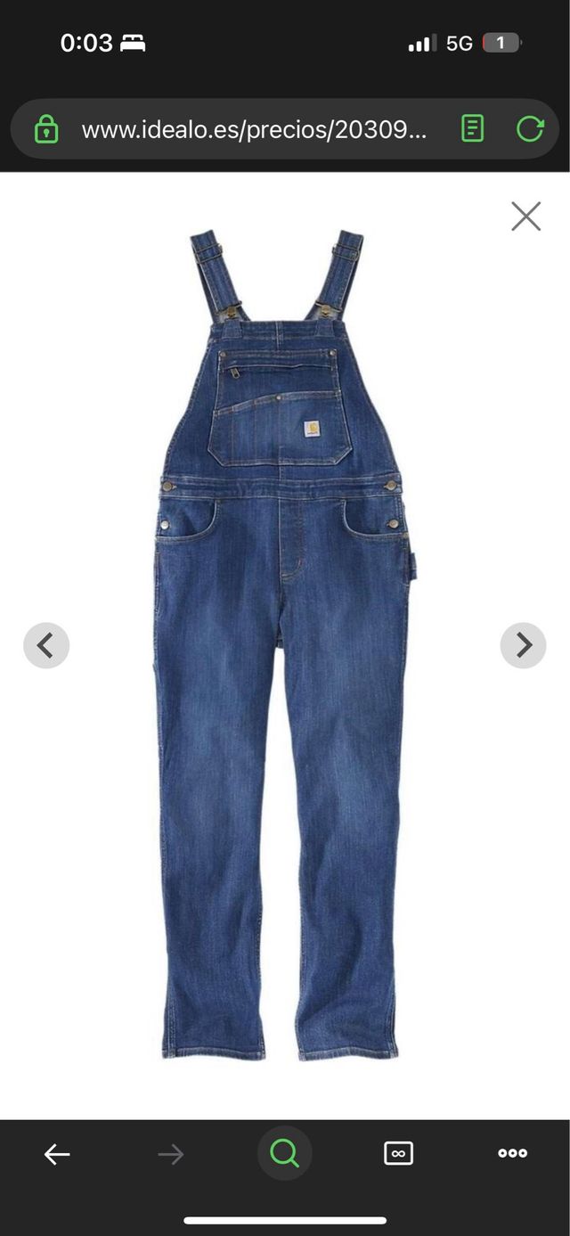 Peto Carhartt vaquero talla S unisex