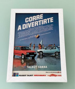 TALBOT SAMBA cartel catalogo coleccion cuadro