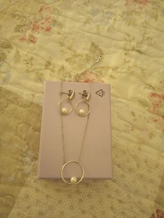 Conjunto plata 925