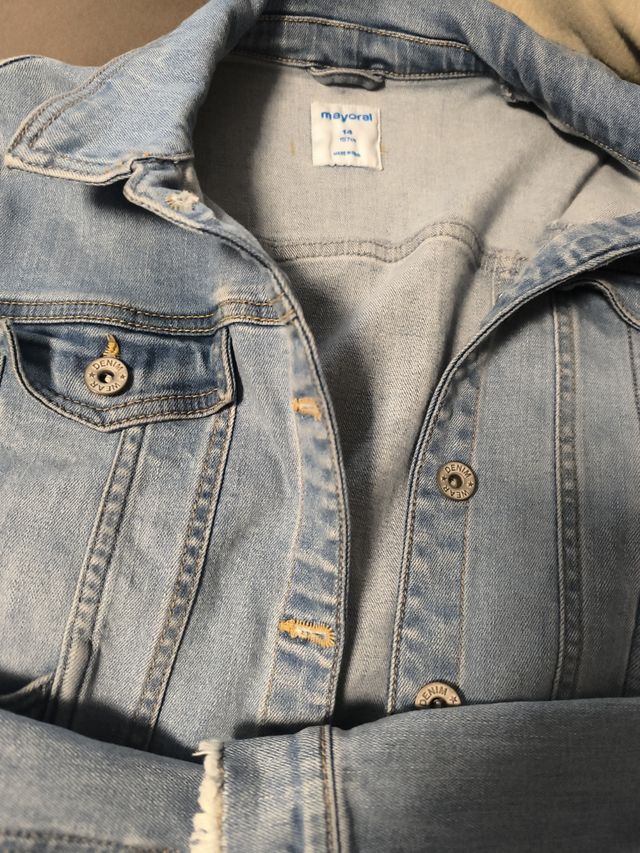 Cazadora vaquera niña talla 14 mayoral