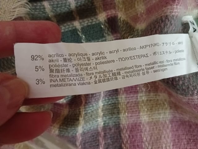 Pañuelo bufanda cuadrado Zara