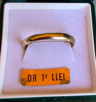 Alianza hombre 18k