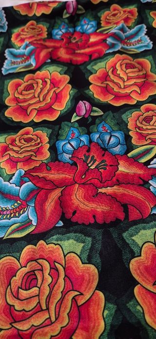 Funda cojín artesanía mexicana