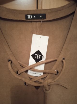 Vestido TEX antelina 