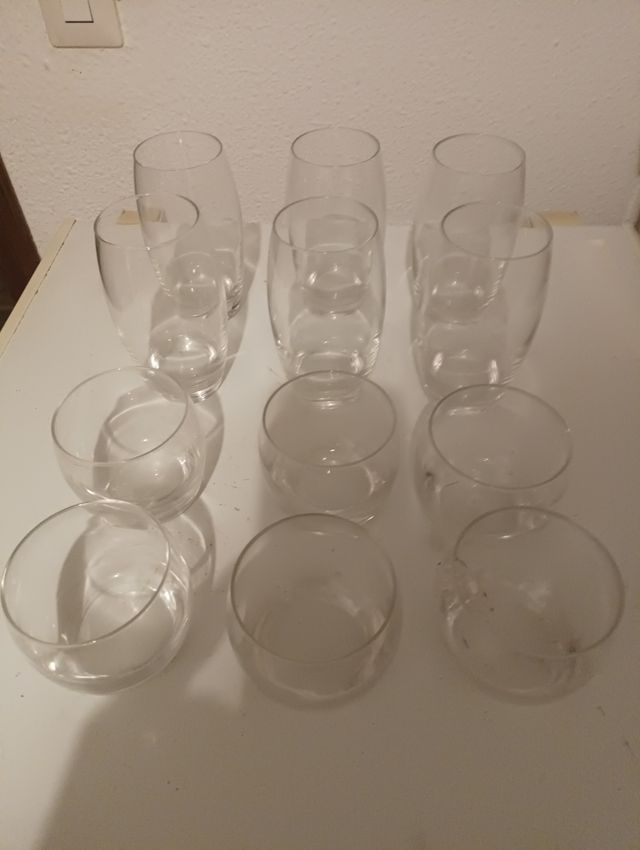 Vasos de whisky y agua