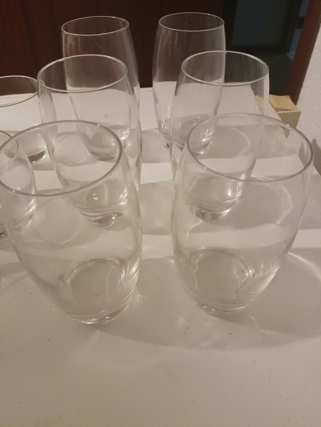 Vasos de whisky y agua