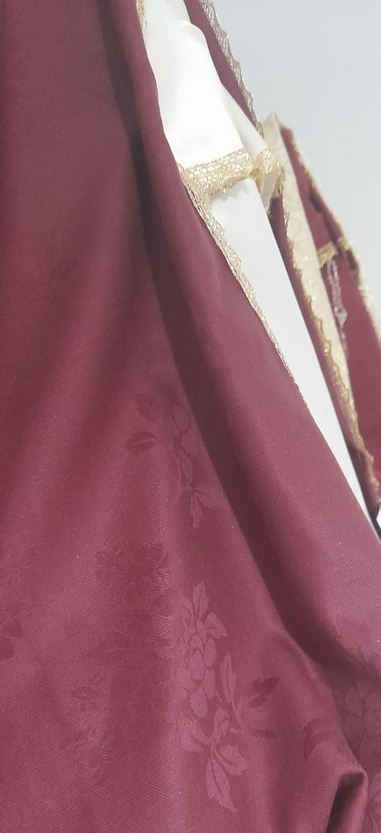 Saya y Manto para virgen de candelero