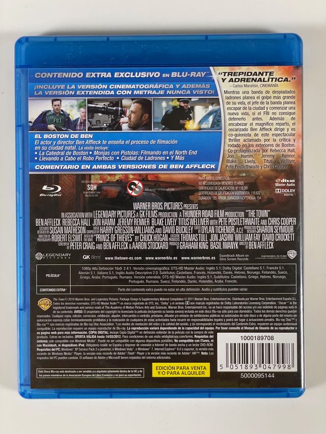 The Town (Ciudad de ladrones) [Blu-ray]