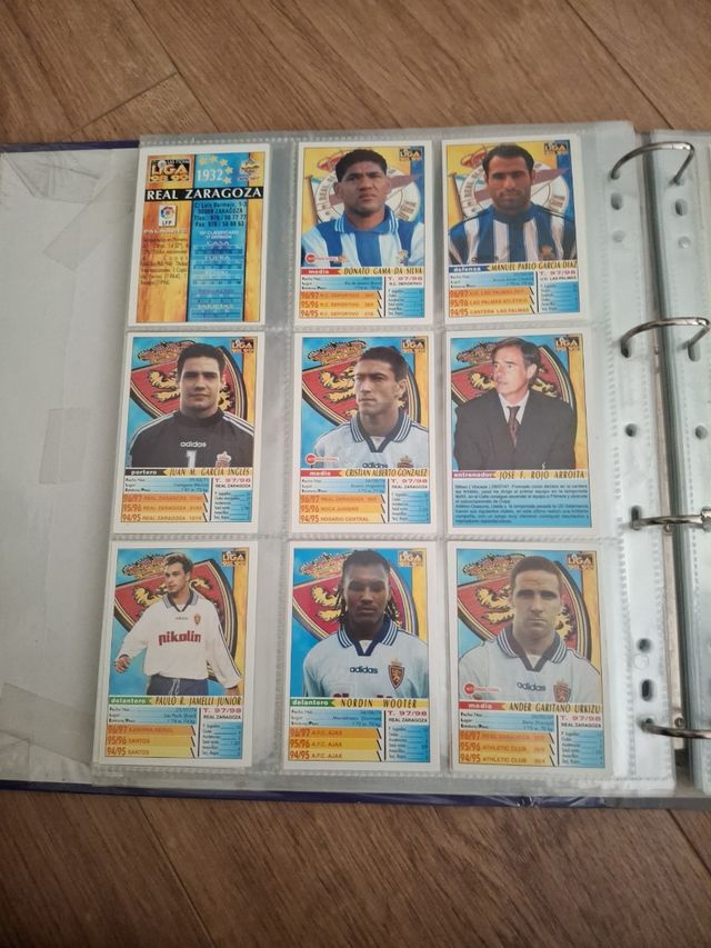 Colección cromos de fútbol 98/99