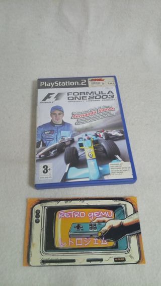 *COMPLETO Formula 1 2003 Fernando Alonso ps2