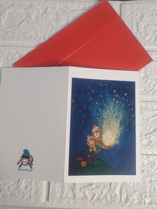 🎄 Postal navidad print ilustración 
