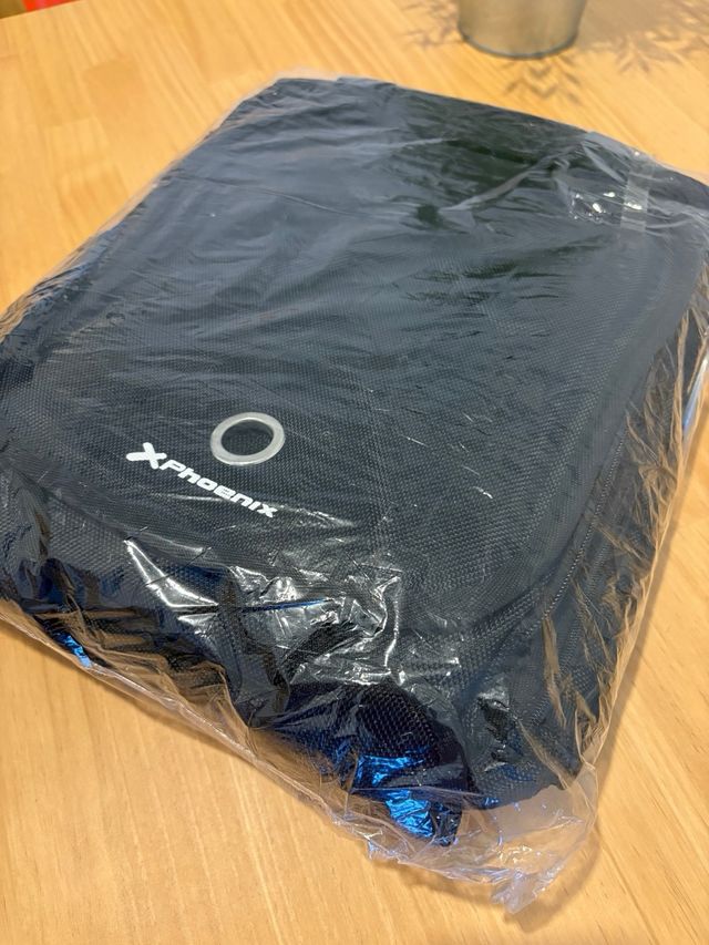 Mochila bandolera negra nueva multibolsillos