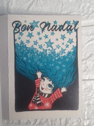 🎄 Postal navidad print original 