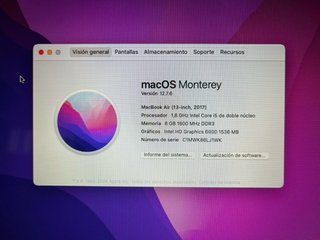Macbook Air 13’ 256gb