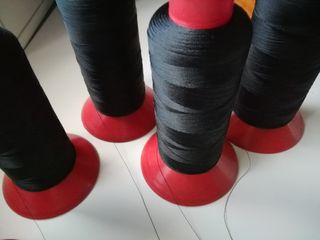 Bobina hilo 100% nylon poliamida negro 80/2 peso