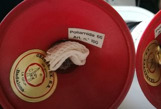 Bobina hilo 100% nylon poliamida negro 80/2 peso