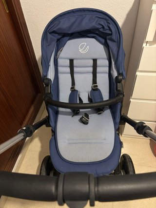CARRO BEBE JANE KAWAI 2 PIEZAS AZUL