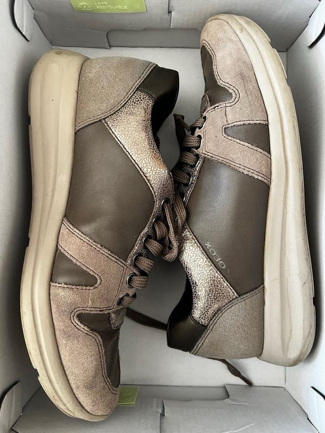 Geox scarpe basse donna sneakers casual size 37