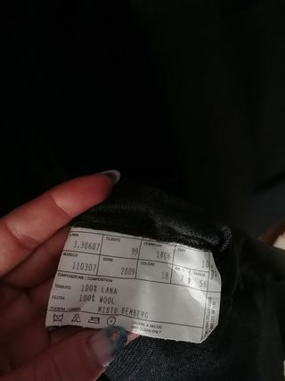 Giacca 100% lana