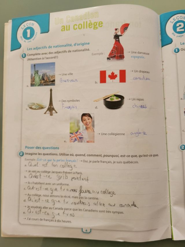Méthode de français 2. Adosphère