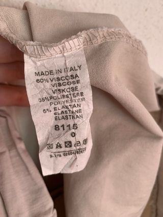 Pantalón beige elástico