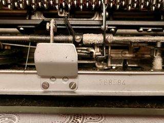 Máquina escribir 1953 Olympia alemana