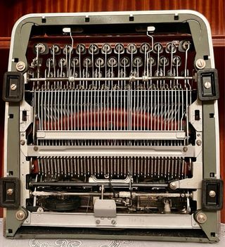 Máquina escribir 1953 Olympia alemana