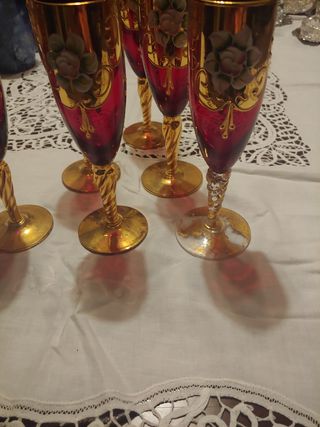 Eleganti bicchieri da collezione