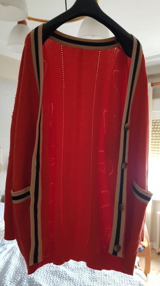 Chaqueta punto oversize