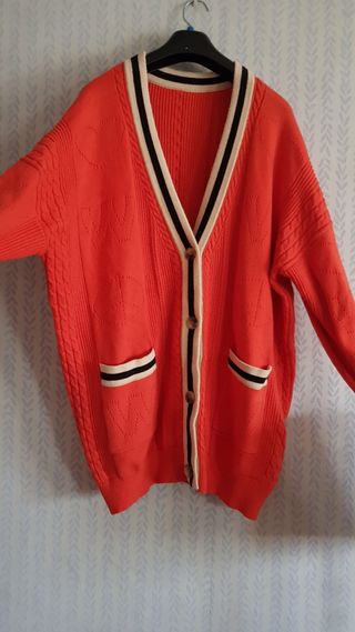 Chaqueta punto oversize