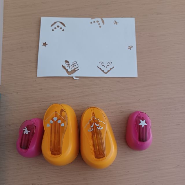 Taladrado perforador papel decorativo infantil