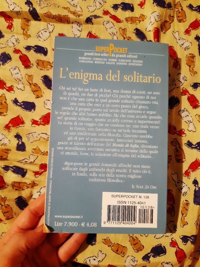 "L'enigma del solitario" Jostein Gaarder