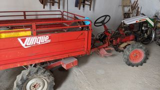 Motocultor con remolque YUNQUE, tractocarro