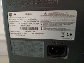 Monitor LG 19'' + TV formato 4:3
